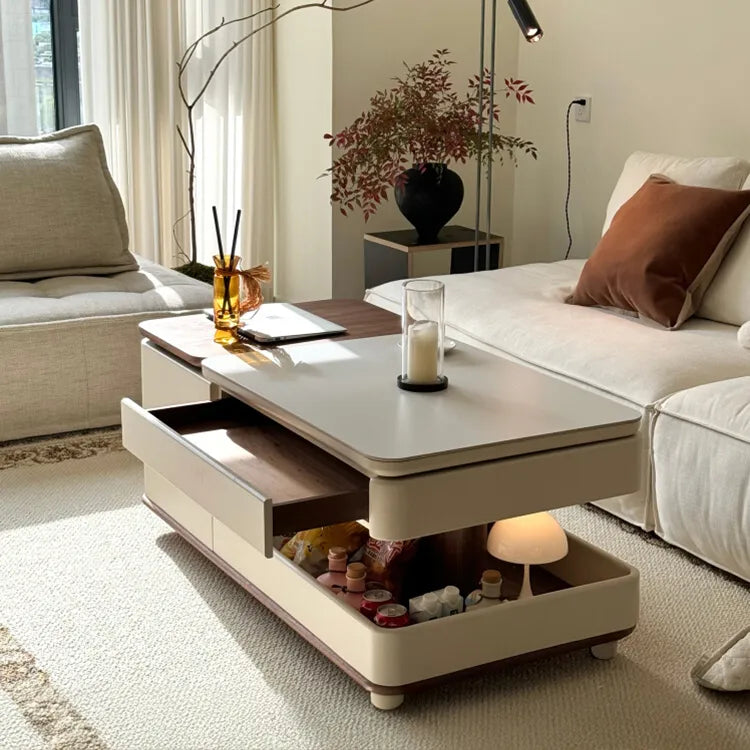 センターテーブル ブラウン ブラック セラミック 中密度繊維板 hqm-3228