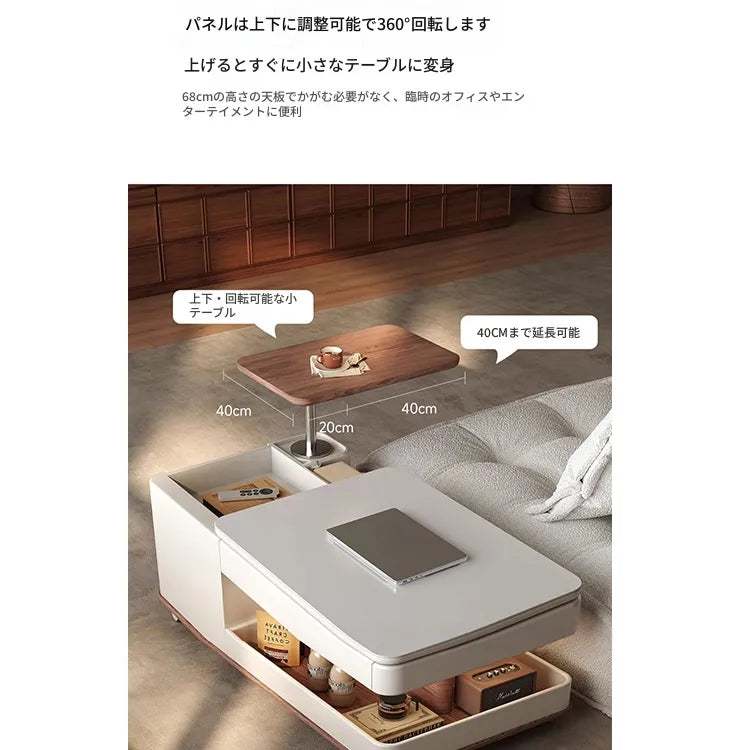 センターテーブル ブラウン ブラック セラミック 中密度繊維板 hqm-3228