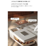 センターテーブル ブラウン ブラック セラミック 中密度繊維板 hqm-3228