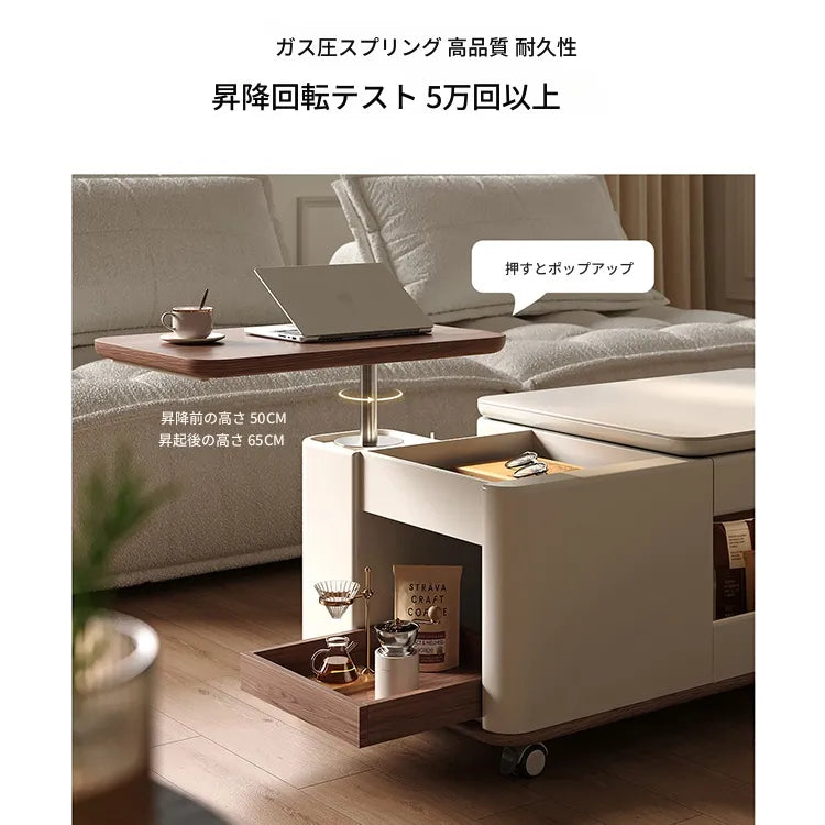 センターテーブル ブラウン ブラック セラミック 中密度繊維板 hqm-3228