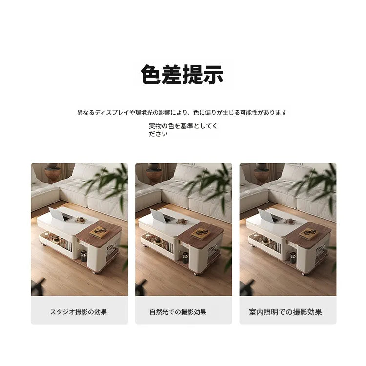 センターテーブル ブラウン ブラック セラミック 中密度繊維板 hqm-3228