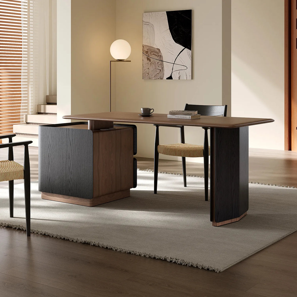 テーブル ブラウン 多層板 hqm-3230