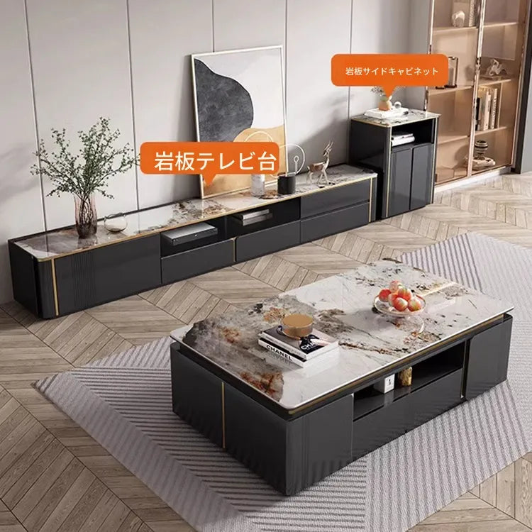 テレビ台 カラー1 カラー2 セラミック ステンレス パイン 中密度繊維板 hqm-3232