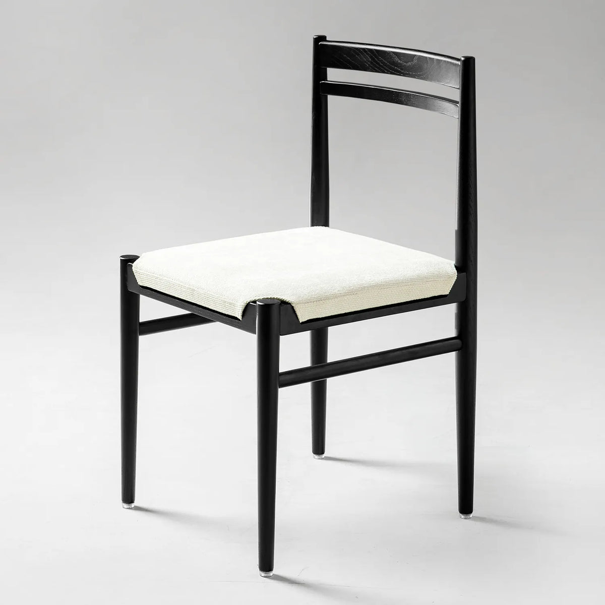 チェア ホワイト イエロー ブラック ブラウン アッシュ材 綿麻 シェニール 合皮 hqm-3234