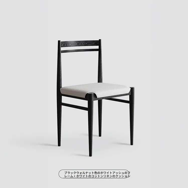 チェア ホワイト イエロー ブラック ブラウン アッシュ材 綿麻 シェニール 合皮 hqm-3234