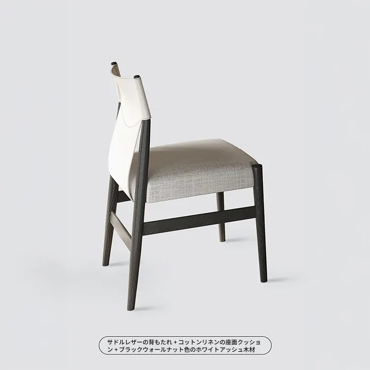 チェア ホワイト イエロー ブラック ブラウン アッシュ材 綿麻 シェニール 合皮 hqm-3234