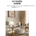 センターテーブル ダークブラウン/ベージュ アクリル アッシュ材 セラミック 中密度繊維板 hqm-3238