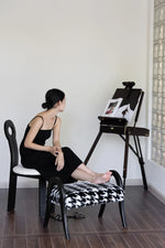 アッシュ材スツール|スタイリッシュな座り心地とモダンデザインでリラックスタイムを演出 hrn-5252