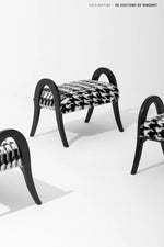 アッシュ材スツール|スタイリッシュな座り心地とモダンデザインでリラックスタイムを演出 hrn-5252