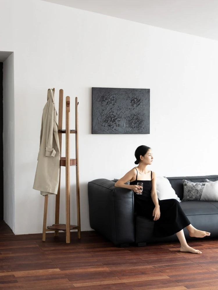 アッシュ材スツール|スタイリッシュな座り心地とモダンデザインでリラックスタイムを演出 hrn-5252