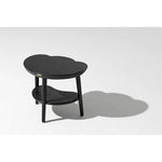 アッシュ材のセンターテーブル - モダンな雲型デザイン、収納付きでインテリアを引き立てる家具 hrn-5253