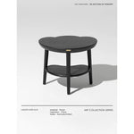 アッシュ材のセンターテーブル - モダンな雲型デザイン、収納付きでインテリアを引き立てる家具 hrn-5253