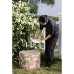 ハイエンドな合成皮革スツール|無垢材のデザイン座椅子|インテリアアクセントに最適! hrn-5254