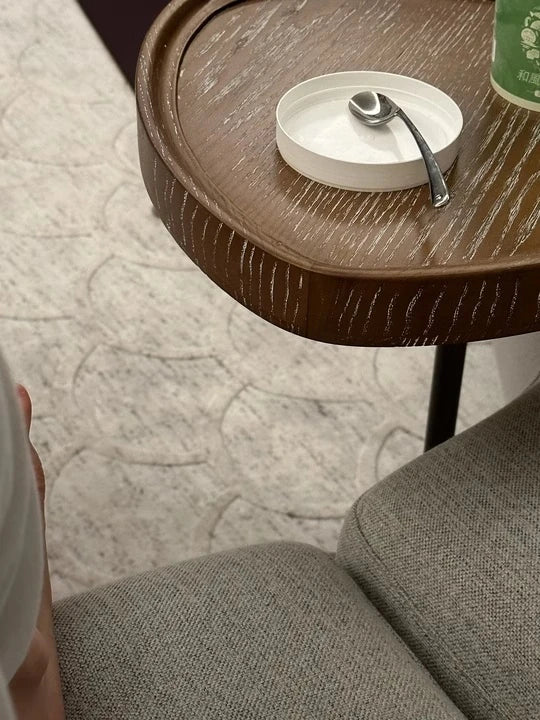 アッシュ材とスチール製のスタイリッシュセンターテーブル - モダンなリビングにぴったり! hrn-5255