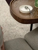 アッシュ材とスチール製のスタイリッシュセンターテーブル - モダンなリビングにぴったり! hrn-5255