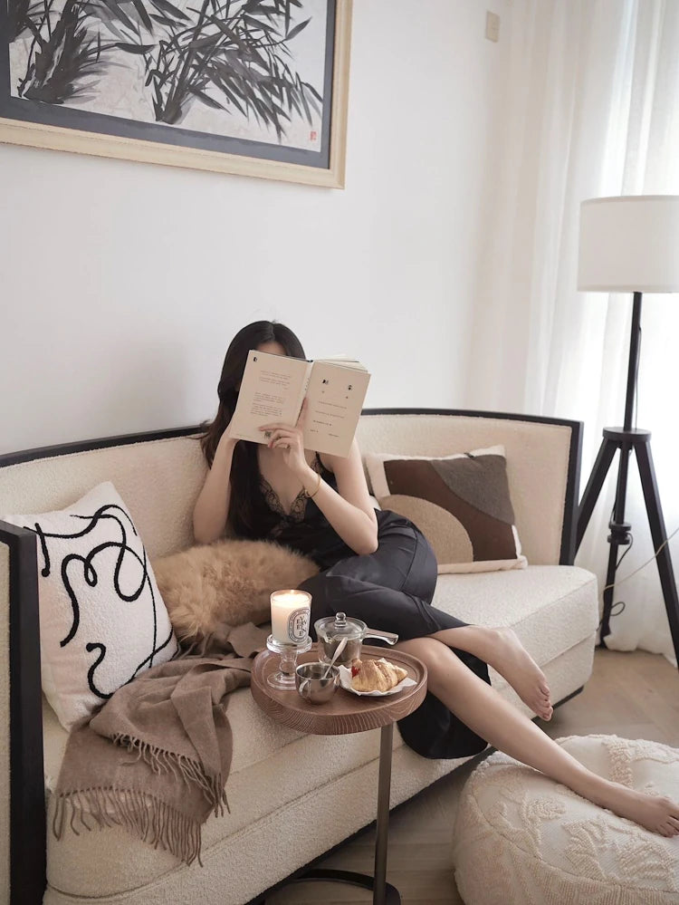 アッシュ材とスチール製のスタイリッシュセンターテーブル - モダンなリビングにぴったり! hrn-5255