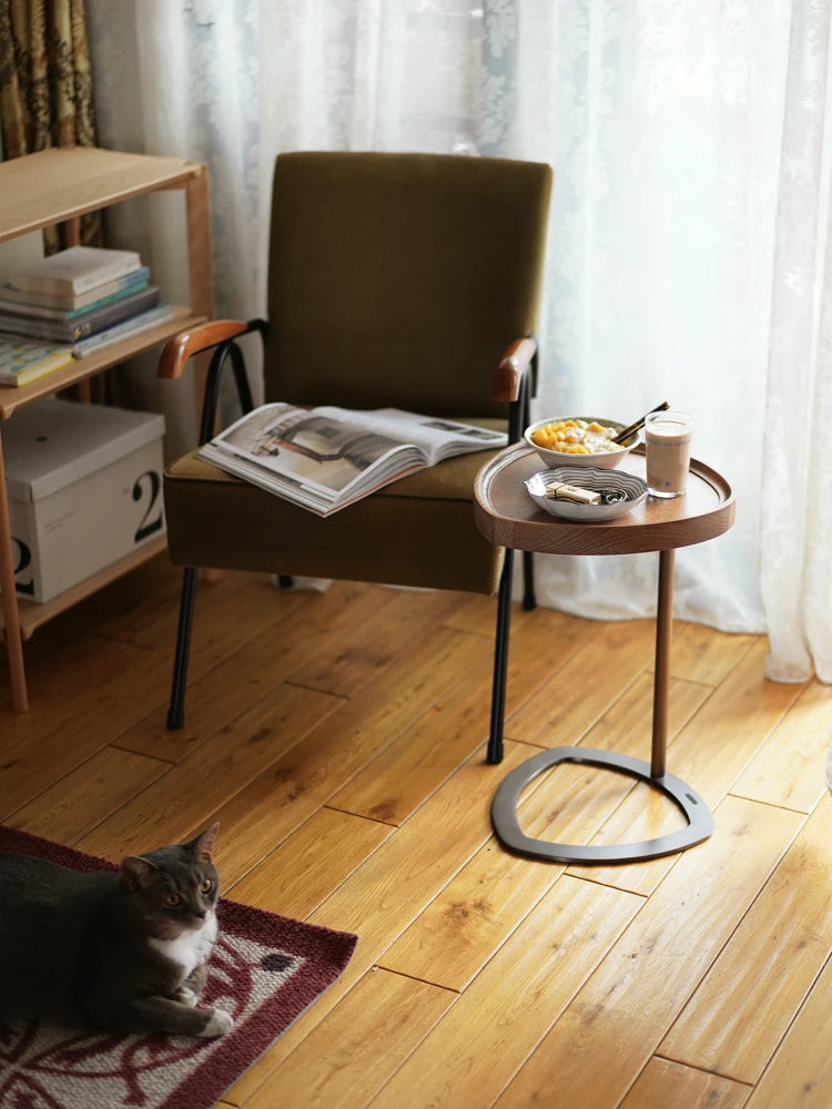 アッシュ材とスチール製のスタイリッシュセンターテーブル - モダンなリビングにぴったり! hrn-5255