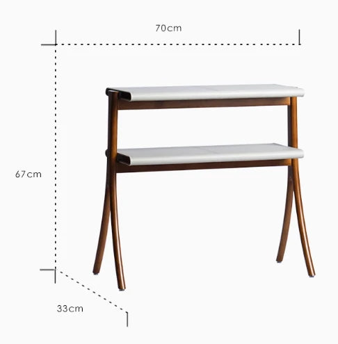 シンプルでスタイリッシュな合成皮革センターテーブル - リビングルームに最適な収納&ディスプレイオプション hrn-5258