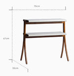 シンプルでスタイリッシュな合成皮革センターテーブル - リビングルームに最適な収納&ディスプレイオプション hrn-5258