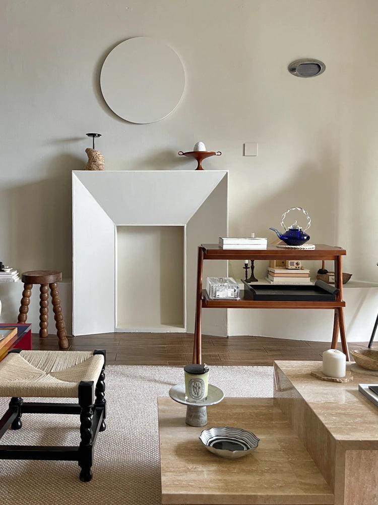 シンプルでスタイリッシュな合成皮革センターテーブル - リビングルームに最適な収納&ディスプレイオプション hrn-5258