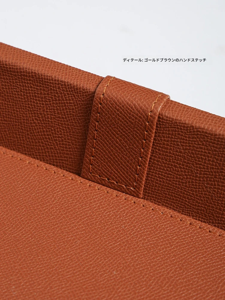 アッシュ材多層板製 シックな合成皮革テーブル - スタイリッシュなインテリアに最適なアイテム hrn-5260