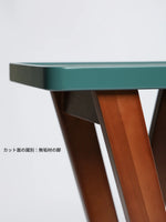 アッシュ材多層板製 シックな合成皮革テーブル - スタイリッシュなインテリアに最適なアイテム hrn-5260