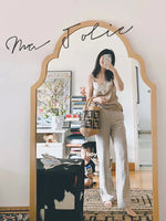 ケヤキガラスの洗練されたアンティークスタイルミラー - 美しいインテリアのアクセントに最適! hrn-5261