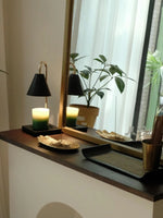 ケヤキガラスの洗練されたアンティークスタイルミラー - 美しいインテリアのアクセントに最適! hrn-5261