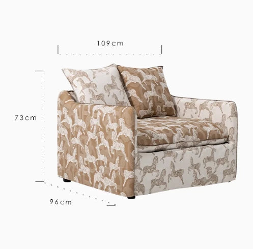 パイン材使用!ダウンとシリコンフィルの極上チェア - 快適さを追求したおしゃれなデザイン hrn-5264