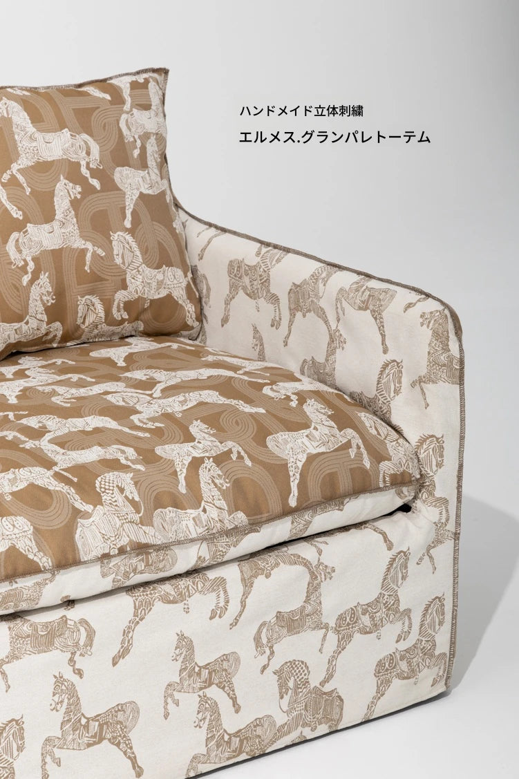 パイン材使用!ダウンとシリコンフィルの極上チェア - 快適さを追求したおしゃれなデザイン hrn-5264