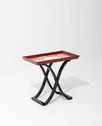 美しいカバノキ製センターテーブル - シックなデザインと優雅な花柄でリビングを彩る hrn-5266