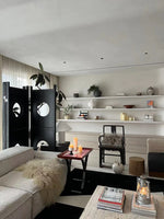 美しいカバノキ製センターテーブル - シックなデザインと優雅な花柄でリビングを彩る hrn-5266