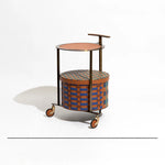 おしゃれなPUレザーとステンレス製センターテーブル|ウォールナットデザインでインテリアをアップデート! hrn-5267