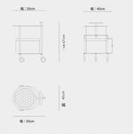 おしゃれなPUレザーとステンレス製センターテーブル|ウォールナットデザインでインテリアをアップデート! hrn-5267