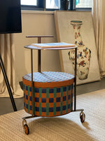 おしゃれなPUレザーとステンレス製センターテーブル|ウォールナットデザインでインテリアをアップデート! hrn-5267