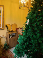 蝶型デザインのガラスミラー | 無垢材フレームのハンドカット仕上げ | おしゃれなインテリアに最適 hrn-5268