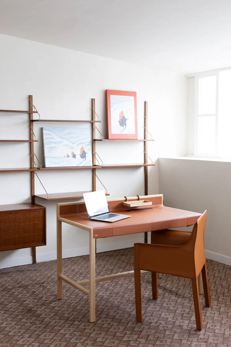 アッシュ材使用のおしゃれな合成皮革チェア - 高品質・デザイン重視の快適な座り心地 hrn-5270