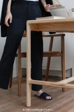 アッシュ材使用のおしゃれな合成皮革チェア - 高品質・デザイン重視の快適な座り心地 hrn-5270