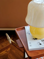 レトロな銅とオーク製カート | 中世リイシューシリーズ | おしゃれなインテリアトレイ hrn-5272