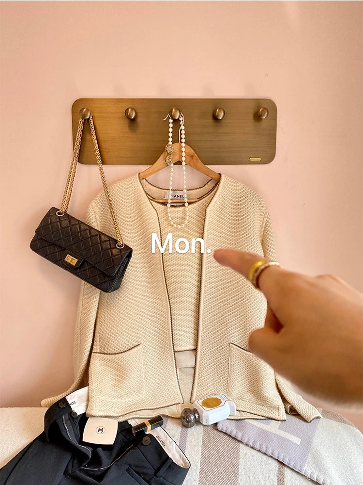 レトロな銅とオーク製カート | 中世リイシューシリーズ | おしゃれなインテリアトレイ hrn-5272