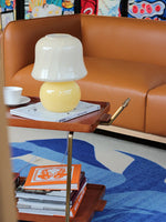 レトロな銅とオーク製カート | 中世リイシューシリーズ | おしゃれなインテリアトレイ hrn-5272