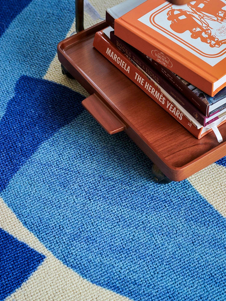 レトロな銅とオーク製カート | 中世リイシューシリーズ | おしゃれなインテリアトレイ hrn-5272