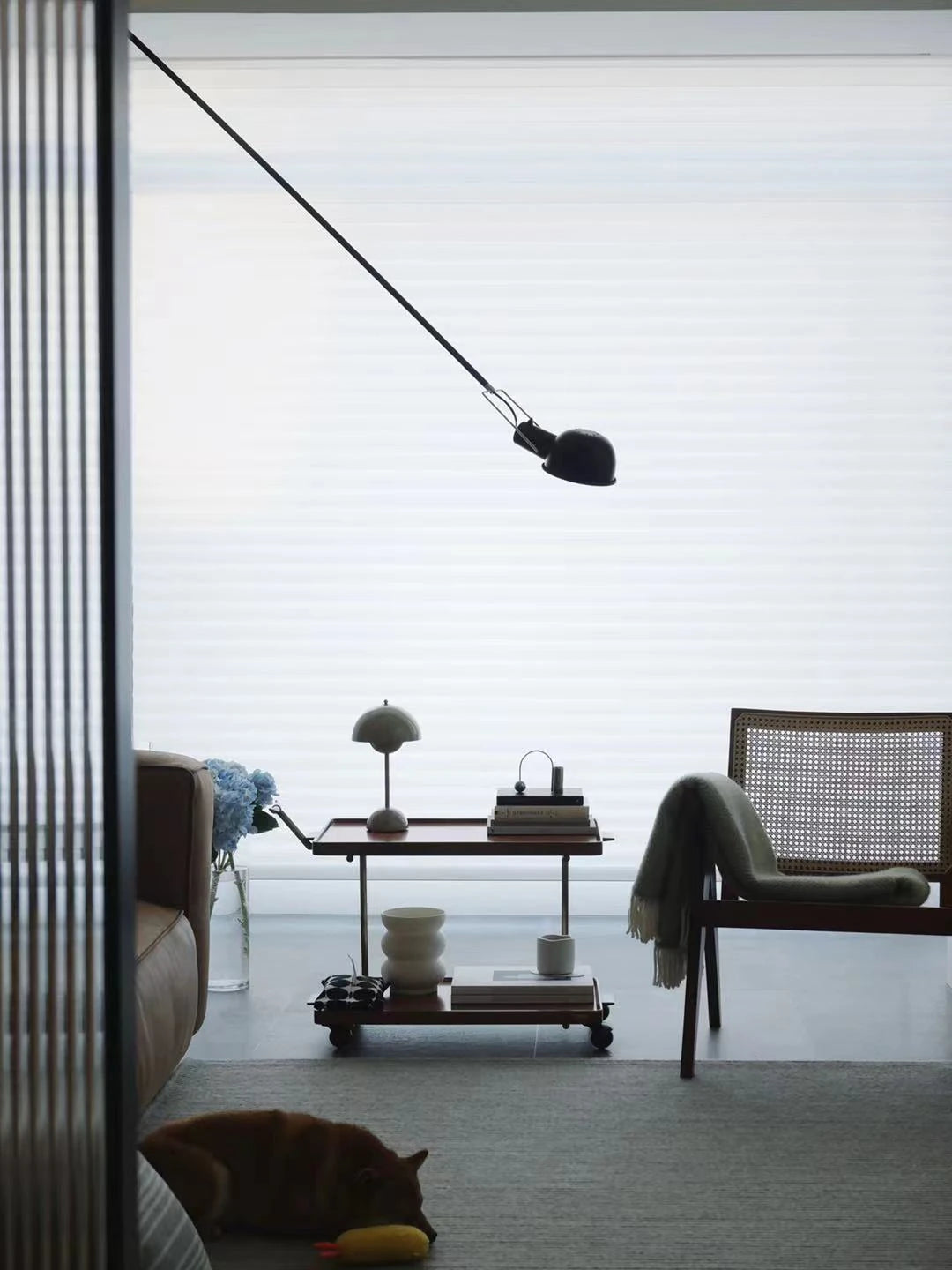 レトロな銅とオーク製カート | 中世リイシューシリーズ | おしゃれなインテリアトレイ hrn-5272