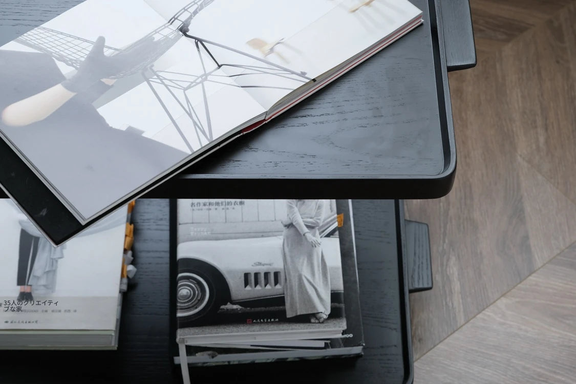 レトロな銅とオーク製カート | 中世リイシューシリーズ | おしゃれなインテリアトレイ hrn-5272