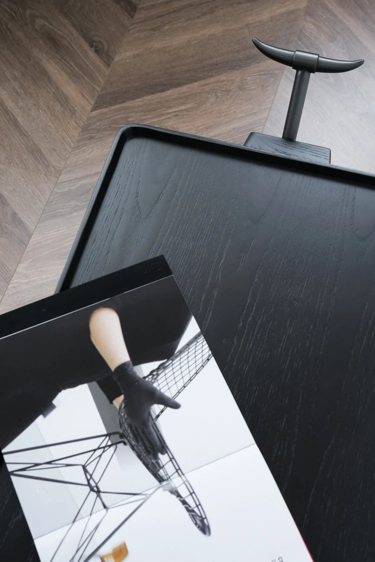 レトロな銅とオーク製カート | 中世リイシューシリーズ | おしゃれなインテリアトレイ hrn-5272