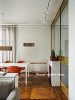 レトロな銅とオーク製カート | 中世リイシューシリーズ | おしゃれなインテリアトレイ hrn-5272