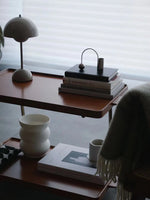 レトロな銅とオーク製カート | 中世リイシューシリーズ | おしゃれなインテリアトレイ hrn-5272