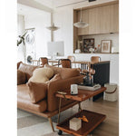 レトロな銅とオーク製カート | 中世リイシューシリーズ | おしゃれなインテリアトレイ hrn-5272