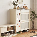 無垢材製のスタイリッシュキャビネット - 多層板仕上げで機能的な収納スペースを提供! hrvr-5082