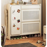 無垢材製のスタイリッシュキャビネット - 多層板仕上げで機能的な収納スペースを提供! hrvr-5082